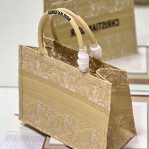 CD Mesh apricot Book Tote Bag Canvas 336534