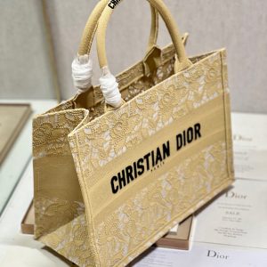 CD Mesh apricot Book Tote Bag Canvas 336534