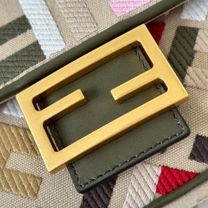 20240816_i1723778982_4269_8_jpg BAGUETTE CANVAS 27 BAG WITH MULTICOLOUR FF EMBROIDERY GOLD HARDWARE