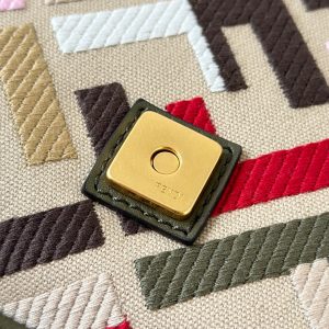 20240816_i1723778982_7014_4_jpg BAGUETTE CANVAS 27 BAG WITH MULTICOLOUR FF EMBROIDERY GOLD HARDWARE