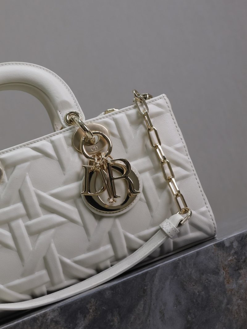 20240819_i1724050196_6687_2_jpg Lady D-Joy Bag 26 White Graphic Lambskin