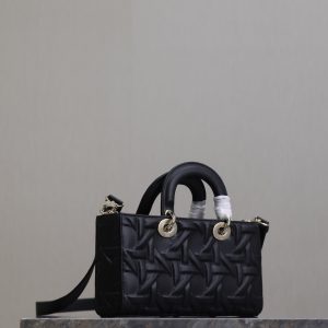 20240819_i1724050853_2298_5.jpg_1 Lady D-Joy Bag 26 Black Graphic Lambskin