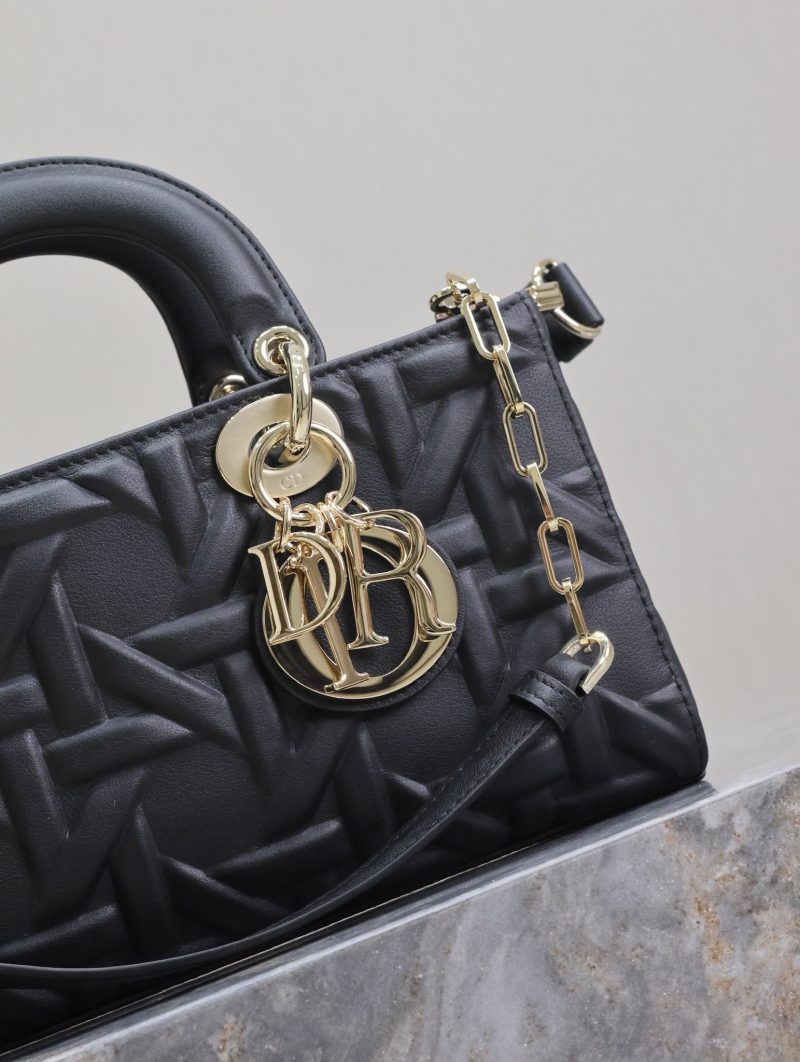 20240819_i1724050853_6817_2.jpg_1 Lady D-Joy Bag 26 Black Graphic Lambskin