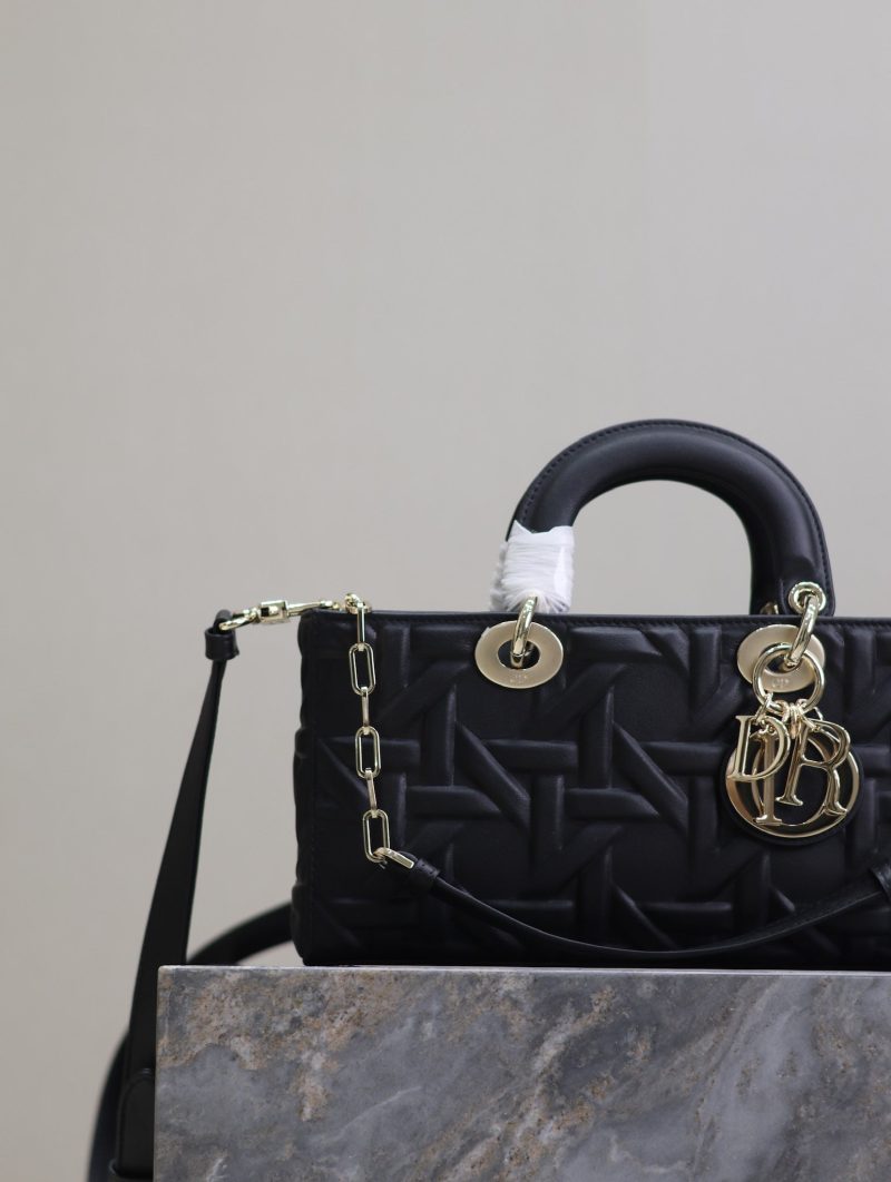 20240819_i1724050853_7596_1.jpg_1 Lady D-Joy Bag 26 Black Graphic Lambskin