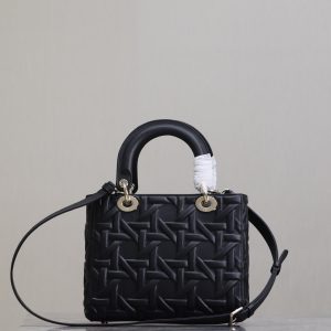 20240819_i1724052218_195_4_jpg Lady Bag 20cm Black Graphic Lambskin