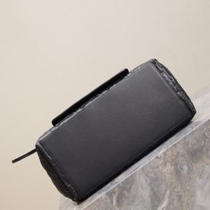 MEDIUM 37 TOUJOURS BAG IN BLACK CANNAGE GRAPHIC LAMBSKIN