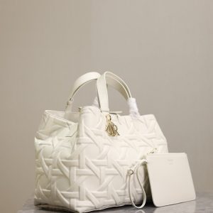 20240820_i1724142055_2432_4_jpg MEDIUM 37 TOUJOURS BAG IN WHITE CANNAGE GRAPHIC LAMBSKIN