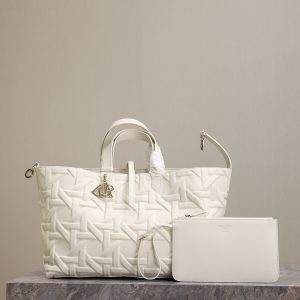 20240820_i1724142055_5704_0_jpg MEDIUM 37 TOUJOURS BAG IN WHITE CANNAGE GRAPHIC LAMBSKIN