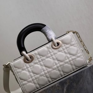 20240914_i1726302954_2264_3_jpg Lady D-Joy Bag 22 White Black Lambskin