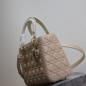 20240914_i1726305693_6472_4_jpg_be7e7afa-15f8-4425-9ec3-2c71f74475d8 Lady Bag 20cm Beige White Lambskin