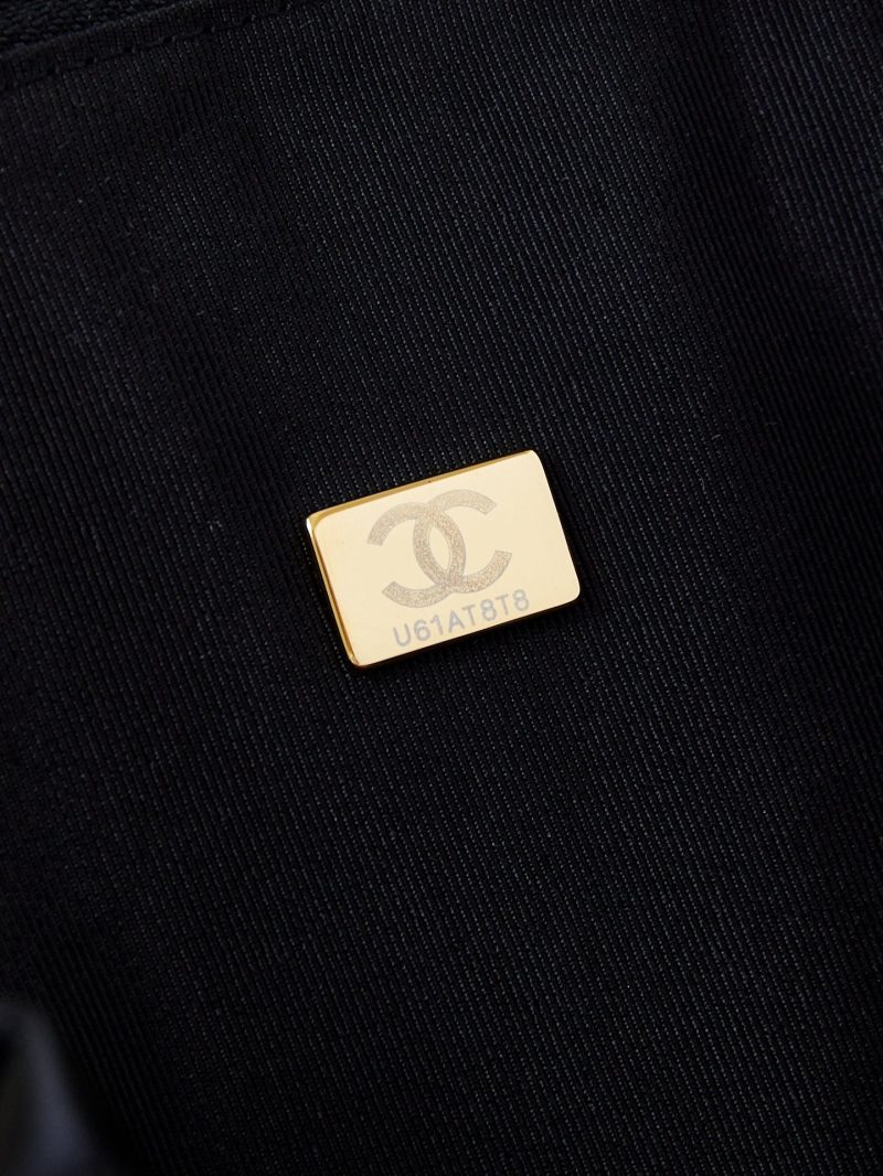 CC 24K Bowling Bag 25cm Black Waxed Lambskin