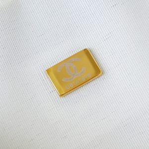 CC 24K Bowling Bag 25cm White Waxed Lambskin