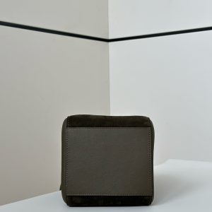 ORIGAMI MINI 19 IN ARMY GREEN LAMBSKIN AND SUEDE