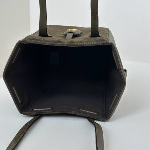 ORIGAMI MINI 19 IN ARMY GREEN LAMBSKIN AND SUEDE