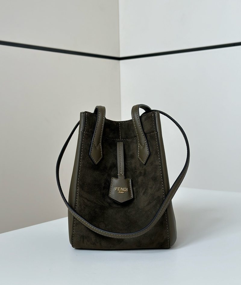 ORIGAMI MINI 19 IN ARMY GREEN LAMBSKIN AND SUEDE