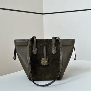 ORIGAMI MINI 19 IN ARMY GREEN LAMBSKIN AND SUEDE