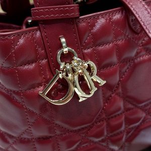 MINI 23 TOUJOURS BAG IN RUBY RED MACROCANNAGE LAMBSKIN