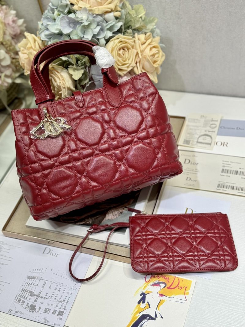 20241024_i1729759164_9294_5_jpg SMALL 28 TOUJOURS BAG IN RUBY RED MACROCANNAGE LAMBSKIN