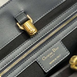 MEDIUM 37 TOUJOURS BAG IN BLACK MONOGRAM DENIM