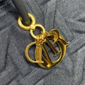 MEDIUM 37 TOUJOURS BAG IN BLACK CANNAGE DENIM