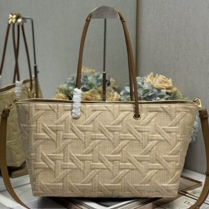 20241030_i1730276563_3455_2_jpg LARGE 41 TOUJOURS BAG IN BISQUE BEIGE CANNAGE RAFFIA