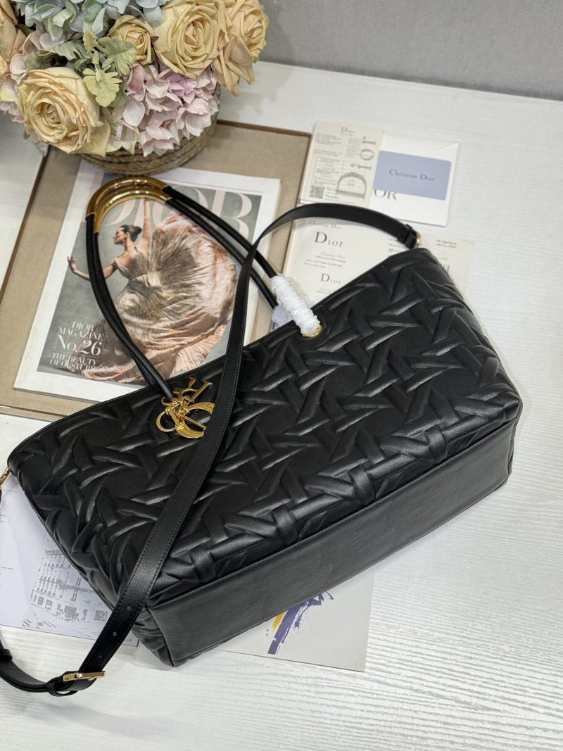 20241030_i1730276879_8446_3_jpg LARGE 41 TOUJOURS BAG IN BLACK MACROCANNAGE LAMBSKIN