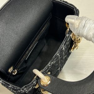 MINI 17 LADY BAG IN BLACK CANNAGE TWEED