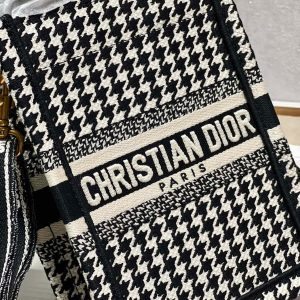 CD Mini Book Tote 13.5 cm Black Beige 336419