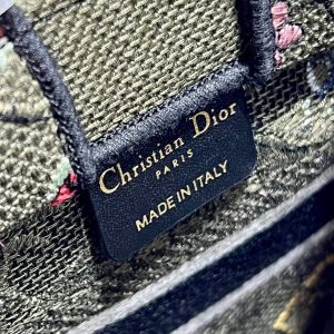 CD "Flower Green" Mini Book Tote 13.5 cm 336422