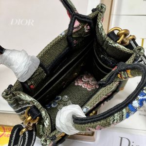 CD "Flower Green" Mini Book Tote 13.5 cm 336422