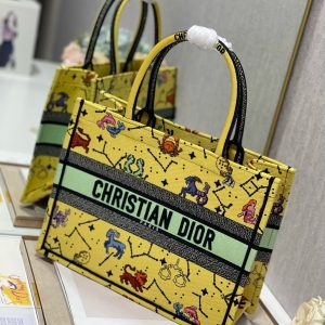 CD Tanabata Yellow Book Tote 36cm Bag Canvas 336543