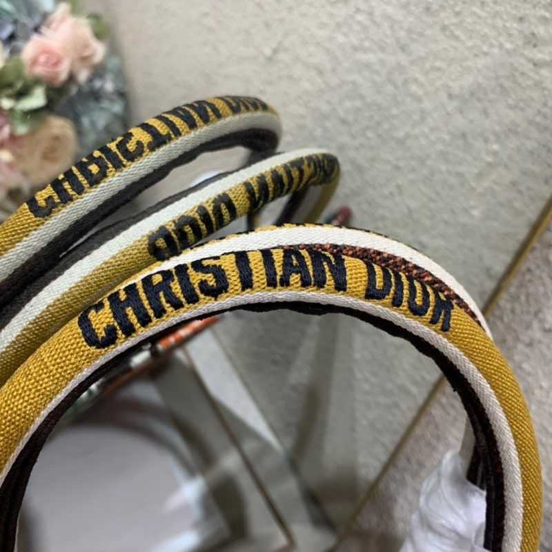 CD Yellow Five-color Flower Book Tote 42cm Bag Canvas 336579