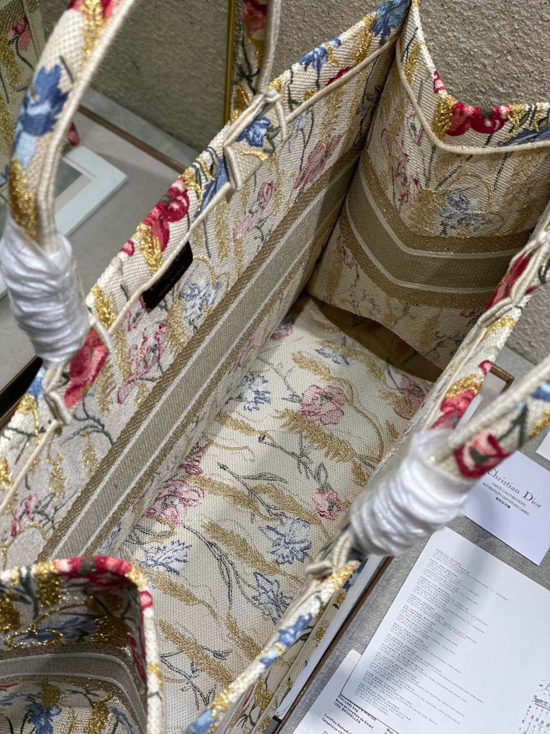 CD Hibiscus Book Tote 42cm Bag Canvas 336576