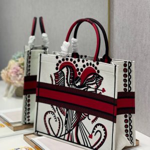 CD Heart-shaped Portrait Book Tote 42cm Bag Canvas 336573