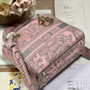 CD Old Foundation Tiger 24 Lady Dior Bag Canvas 336685