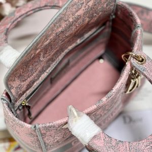 CD Old Foundation Tiger 24 Lady Dior Bag Canvas 336685