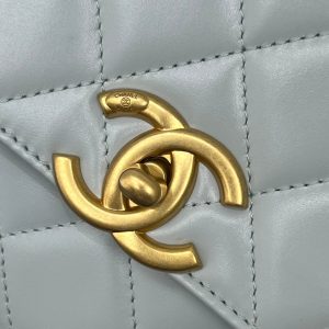 CC 25S Woc Cloud Blue Calfskin Gold Hardware