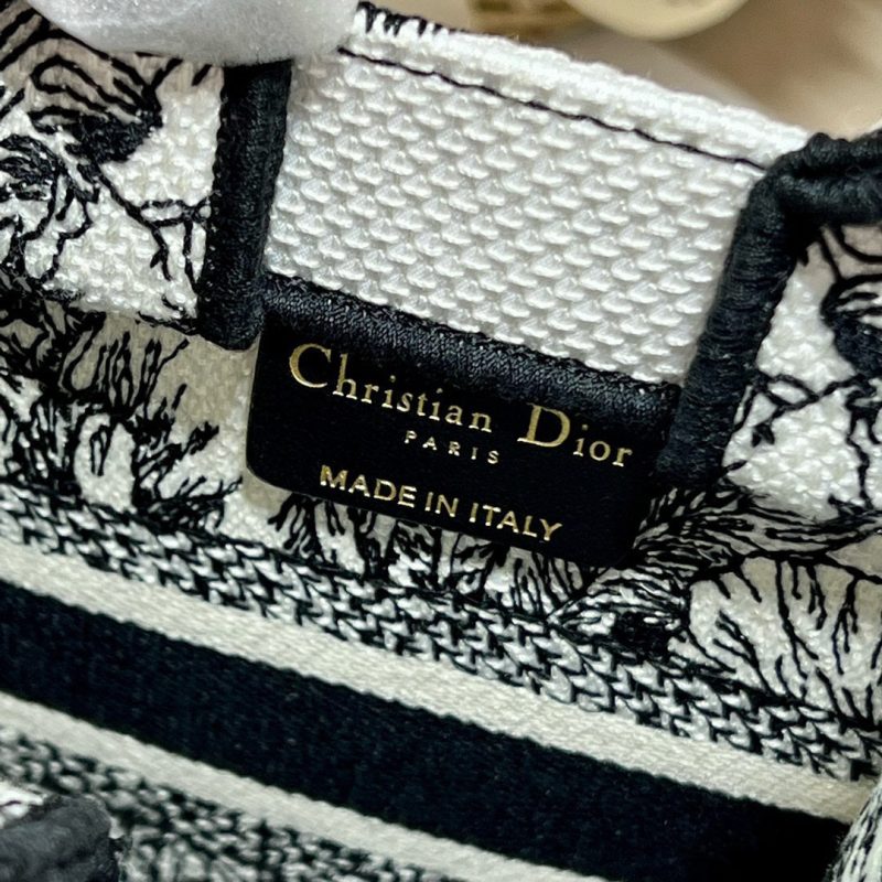 CD Elephant White Mini Book Tote 13.5 cm 336431