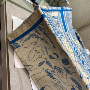 CD Blue Earth Book Tote 42cm Bag Canvas 336591