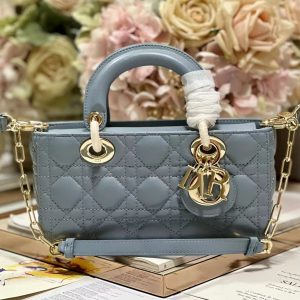 CD Lady D-Joy 22 Sky Blue Lambskin 336627