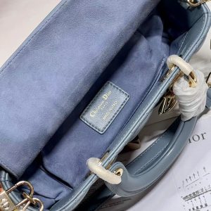 CD Lady D-Joy 22 Sky Blue Lambskin 336627