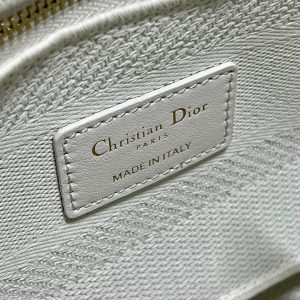 CD Mesh White 24 Lady Dior Bag Canvas 336703