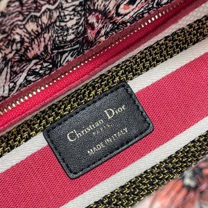 CD Colorful Butterfly 24 Lady Dior Bag Canvas 336709