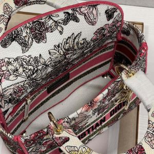 CD Colorful Butterfly 24 Lady Dior Bag Canvas 336709