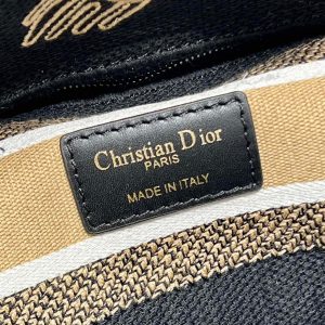 CD Black Phoenix 24 Lady Dior Bag Canvas 336712