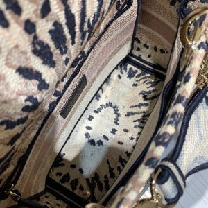 CD Fireworks Pink 24 Lady Dior Bag Canvas 336730