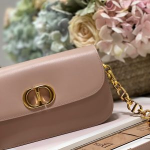 CD Montaigne Avenue Bag Pink Calfskin 336845