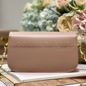 CD Montaigne Avenue Bag Pink Calfskin 336845