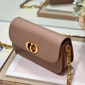 CD Montaigne Avenue Bag Pink Calfskin 336845