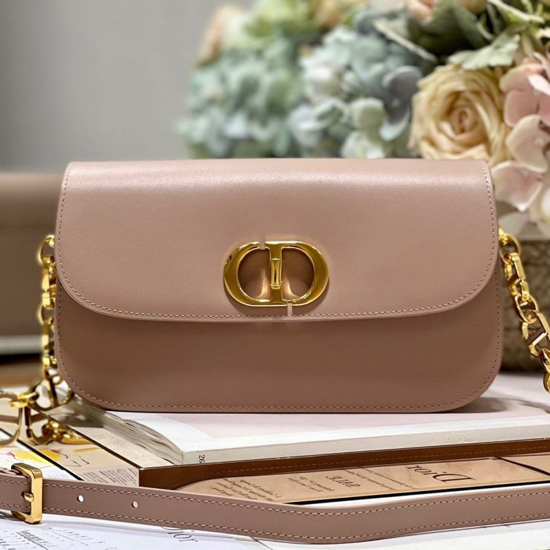 CD Montaigne Avenue Bag Pink Calfskin 336845